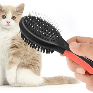 Cepillo Para Mascotas De Doble Cara