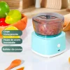 Procesador de Alimentos 2 en 1 Multifuncional Batidor Cabezales Intercambiables MGE-017 - Imagen 3