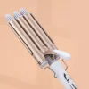 Ondulador De Cabello Rizador Profesional Triple Tubo 100V/240V Pinza - Imagen 3