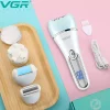 Depiladora Eléctrica Mujer Facial 6 En 1 Vgr V-733 Usb Ipx7 - Imagen 2