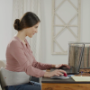Sharper Image: Almohadilla Térmica De Calefacción Eléctrica Trasera Con Soporte Lumbar Inflable Personalizable - Imagen 4