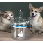 Fuente Para Gato Bebedero Para Mascotas Color trasparente