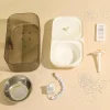 Comedero Automático Para Mascotas, Dispensador De Agua De Doble Tazón Con Flor - Imagen 5