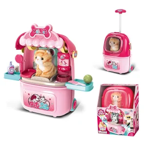 Set Mascotas Maleta Portátil Didáctica 2-1 Veterinaria